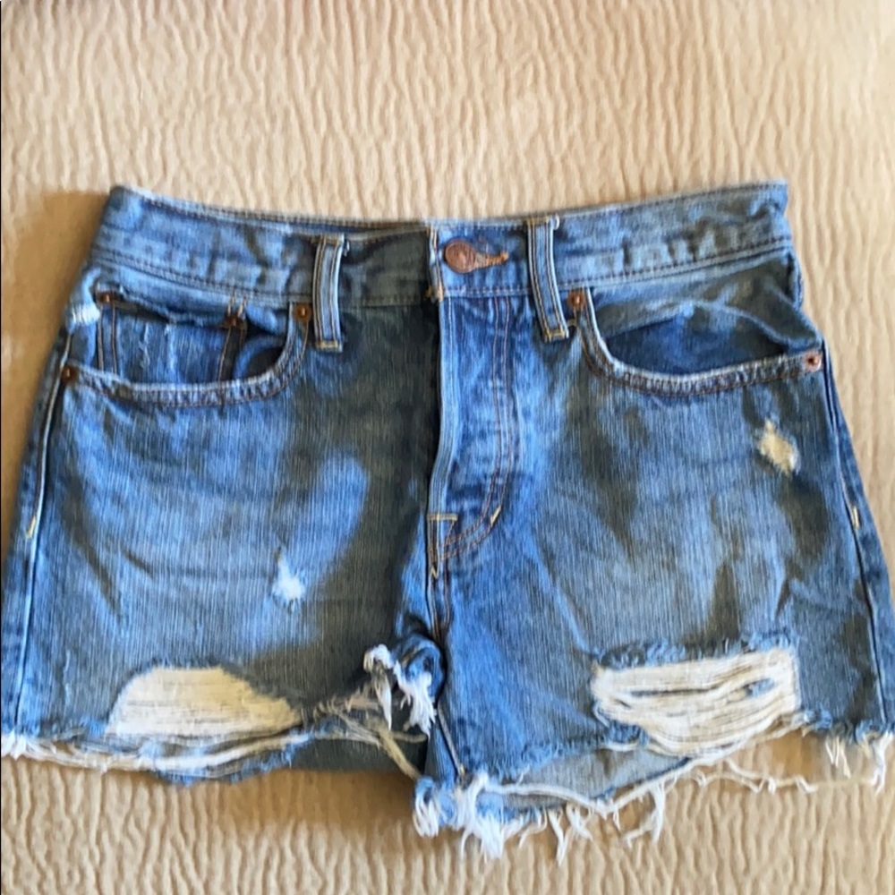 Free People Denim Cutoff Shorts